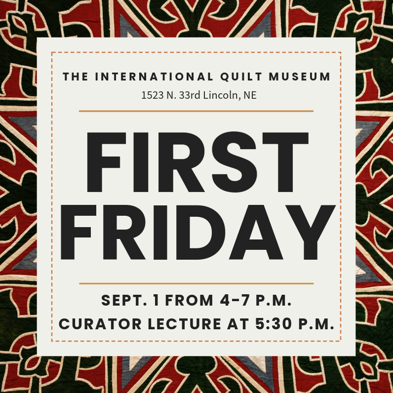 September First Friday on Sept. 1 from 4 - 7 p.m. Curator walk-through at 5:30 p.m.